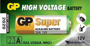 Батарейка - элемент питания GP Super 23AE/5BP